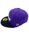 New Era Fitted Hat Adult Minnesota Vikings New Era Purple/Black Pinky Custom Side Patch 59FIFTY Fitted Hat - Men's