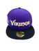 New Era Fitted Hat Adult Minnesota Vikings New Era Purple/Black Pinky Custom Side Patch 59FIFTY Fitted Hat - Men's