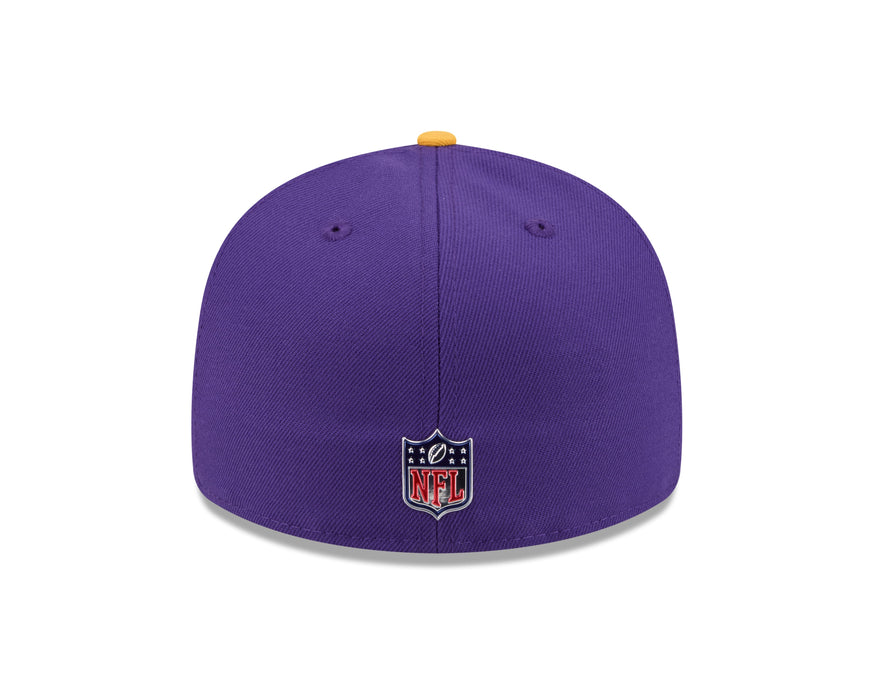 New Era Fitted Hat Adult Minnesota Vikings New Era Team Color 2026 NFL Draft 59FIFTY Fitted Hat - Men's