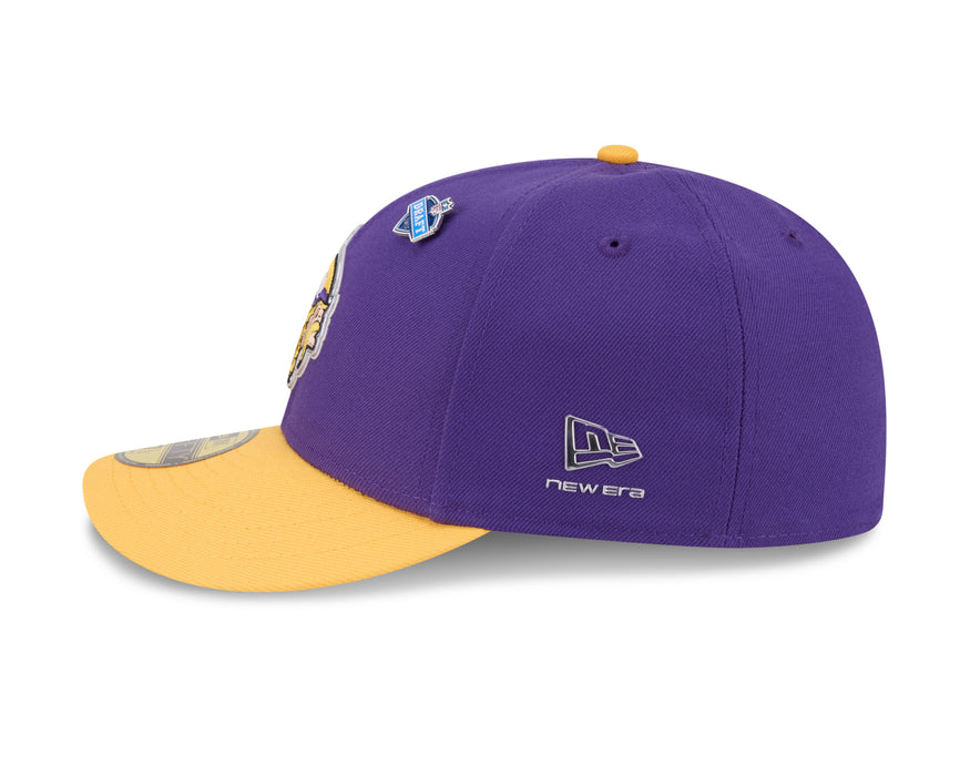 New Era Fitted Hat Adult Minnesota Vikings New Era Team Color 2026 NFL Draft 59FIFTY Fitted Hat - Men's