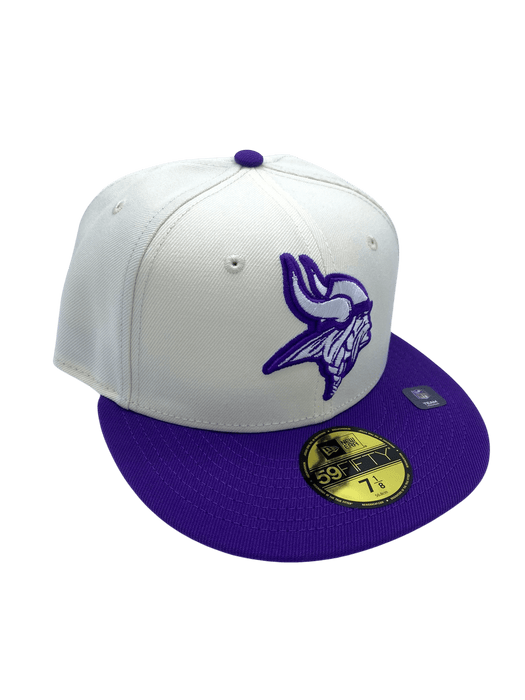 New Era Fitted Hat Adult Minnesota Vikings New Era x Pro Image Chrome 59FIFTY Fitted Hat - Men's