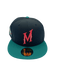 New Era Fitted Hat Adult Minnesota Wild New Era Black Custom Side Patch 59FIFTY Fitted Hat - Men's