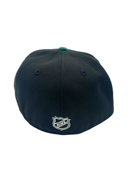 New Era Fitted Hat Adult Minnesota Wild New Era Black Custom Side Patch 59FIFTY Fitted Hat - Men's