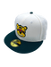 New Era Fitted Hat Adult Minnesota Wild New Era Chrome/Green Nordy Custom Side Patch 59FIFTY Fitted Hat - Men's