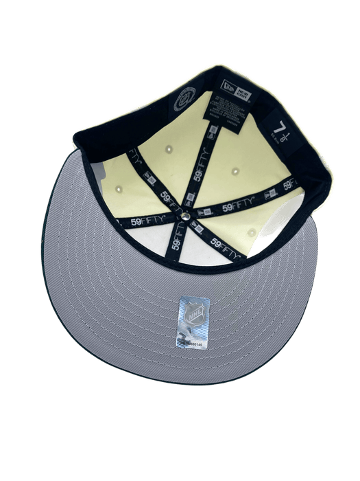 New Era Fitted Hat Adult Minnesota Wild New Era Chrome/Green Vintage Script Custom Side Patch 59FIFTY Fitted Hat - Men's