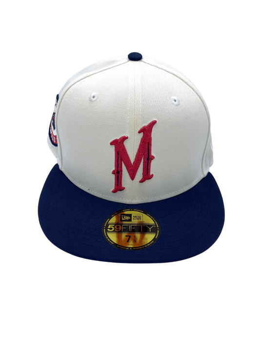 New Era Fitted Hat Adult Minnesota Wild New Era Chrome Wild Nights at the Ballpark 2.0 Custom Side Patch 59FIFTY Fitted Hat - Men's