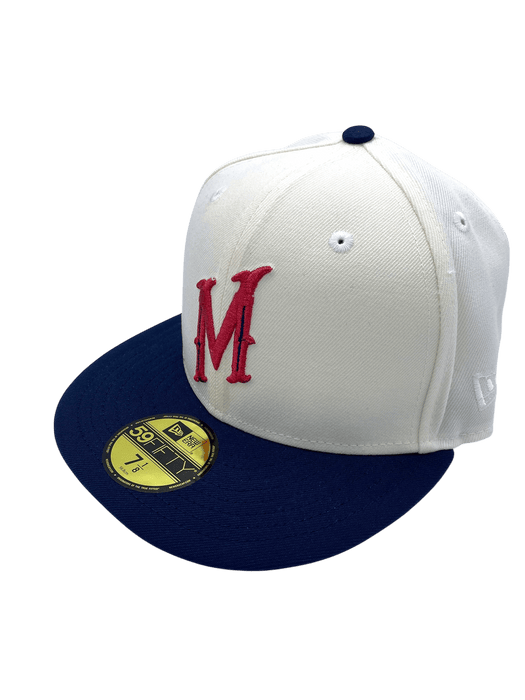 New Era Fitted Hat Adult Minnesota Wild New Era Chrome Wild Nights at the Ballpark 2.0 Custom Side Patch 59FIFTY Fitted Hat - Men's