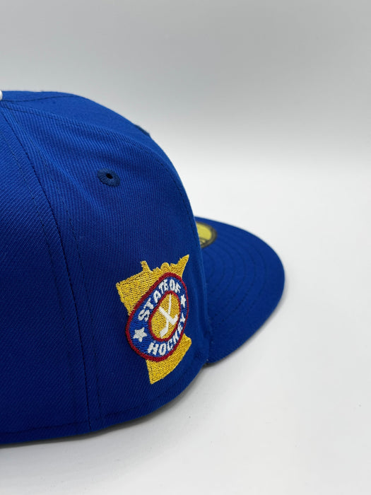Adult Minnesota Wild New Era Gold Medal 59FIFTY Fitted Hat