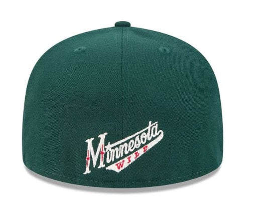 New Era Fitted Hat Adult Minnesota Wild New Era Green 59FIFTY Fitted Hat - Men's