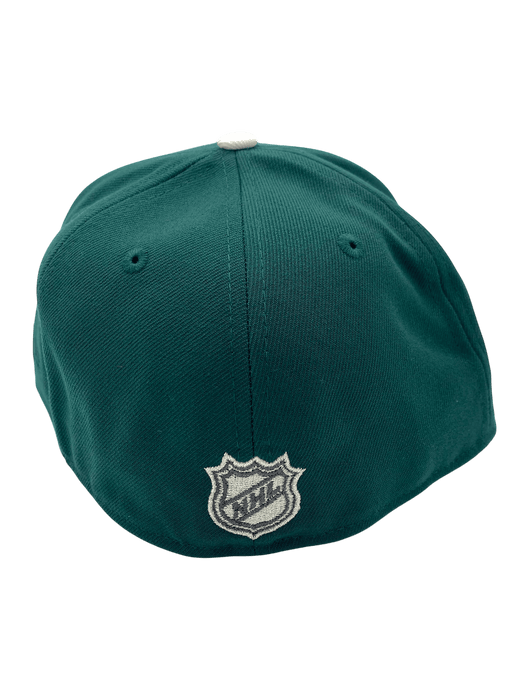 New Era Fitted Hat Adult Minnesota Wild New Era Green The Script Custom Side Patch 59FIFTY Fitted Hat - Men's