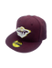 Adult Minnesota Wild New Era Maroon Custom Side Patch 59FIFTY Fitted Hat - Men's