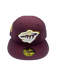 Adult Minnesota Wild New Era Maroon Custom Side Patch 59FIFTY Fitted Hat - Men's