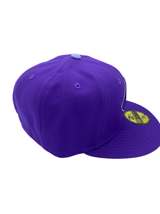 New Era Fitted Hat Adult Minnesota Wild New Era Purple Frost Custom 59FIFTY Fitted Hat - Men's