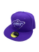 New Era Fitted Hat Adult Minnesota Wild New Era Purple Frost Custom 59FIFTY Fitted Hat - Men's