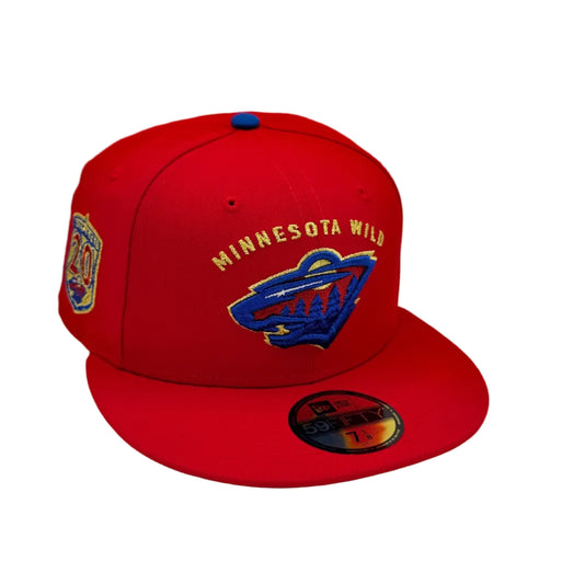 New Era Fitted Hat Adult Minnesota Wild New Era Rookie Of The Year Custom 59FIFTY Fitted Hat - Men's