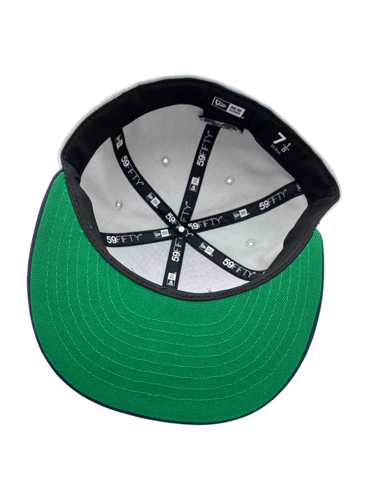 Adult Nashville Predators New Era Gray/Navy Custom Side Patch 59FIFTY Fitted Hat - Men's