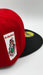 New Era Fitted Hat Adult Nebraska Cornhuskers Red New Era Navy NCAA Bonecrusher Custom 59FIFTY Fitted Hat - Men's