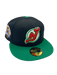 New Era Fitted Hat Adult New Jersey Devils New Era Black/Green Classic Custom Side Patch 59FIFTY Fitted Hat - Men's
