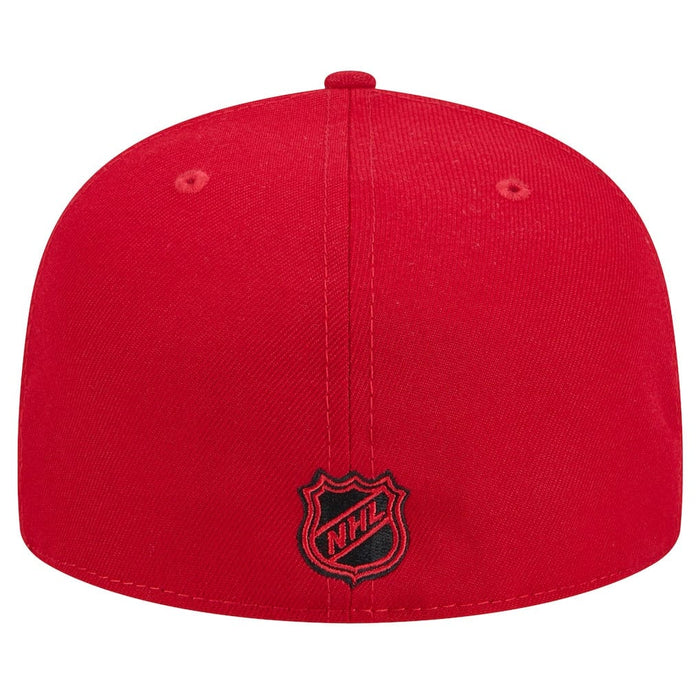New Era Fitted Hat Adult New Jersey Devils New Era Red 59FIFTY Fitted Hat - Men's