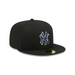 New Era Fitted Hat Adult New York Yankees New Era Black/Team Basic 59FIFTY Fitted Hat - Men's