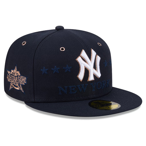 New Era Fitted Hat Adult New York Yankees New Era Navy 2026 All Star Game 59FIFTY Fitted Hat - Men's
