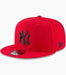 New Era Fitted Hat Adult New York Yankees New Era Red and Black Collection 59FIFTY Fitted Hat - Men's