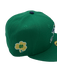 New Era Fitted Hat Adult Notre Dame Fighting Irish New Era Green Iris Custom Side Patch 59FIFTY Fitted Hat - Men's