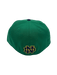 New Era Fitted Hat Adult Notre Dame Fighting Irish New Era Green Iris Custom Side Patch 59FIFTY Fitted Hat - Men's