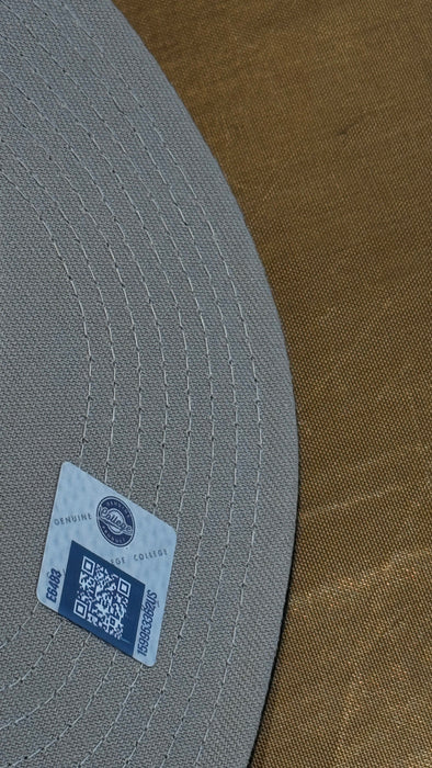 New Era Fitted Hat Adult Notre Dame Fighting Irish New Era Green/Navy NCAA 'For Lou' Custom 59FIFTY Fitted Hat - Men's