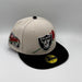 Adult Oakland Raiders New Era Black ROSE BOWL RAIDERS Custom Side Patch 59FIFTY Fitted Hat - Men's
