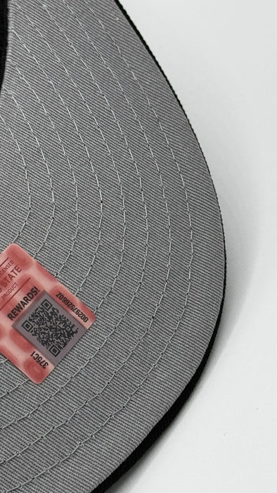 New Era Fitted Hat Adult Ohio State Buckeyes Black New Era NCAA 'Brutus' Custom 59FIFTY Fitted Hat - Men's