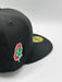 New Era Fitted Hat Adult Ohio State Buckeyes Black New Era NCAA 'Brutus' Custom 59FIFTY Fitted Hat - Men's