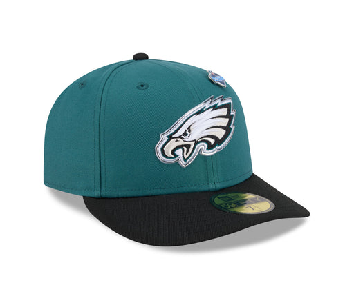 New Era Fitted Hat Adult Philadelphia Eagles New Era Team Color 2026 NFL Draft 59FIFTY Fitted Hat - Men's