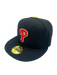Adult Philadelphia Phillies New Era Black Movie Pack Custom Side Patch 59FIFTY Fitted Hat - Men's