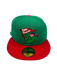New Era Fitted Hat Adult Philadelphia Phillies New Era Green/Red The Phanatic Custom Side Patch 59FIFTY Fitted Hat - Men's