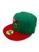 New Era Fitted Hat Adult Philadelphia Phillies New Era Green/Red The Phanatic Custom Side Patch 59FIFTY Fitted Hat - Men's
