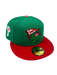New Era Fitted Hat Adult Philadelphia Phillies New Era Green/Red The Phanatic Custom Side Patch 59FIFTY Fitted Hat - Men's