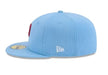 New Era Fitted Hat Adult Philadelphia Phillies New Era Light Blue 2025 MLB Alternate Clubhouse 59FIFTY Fitted Hat - Men's