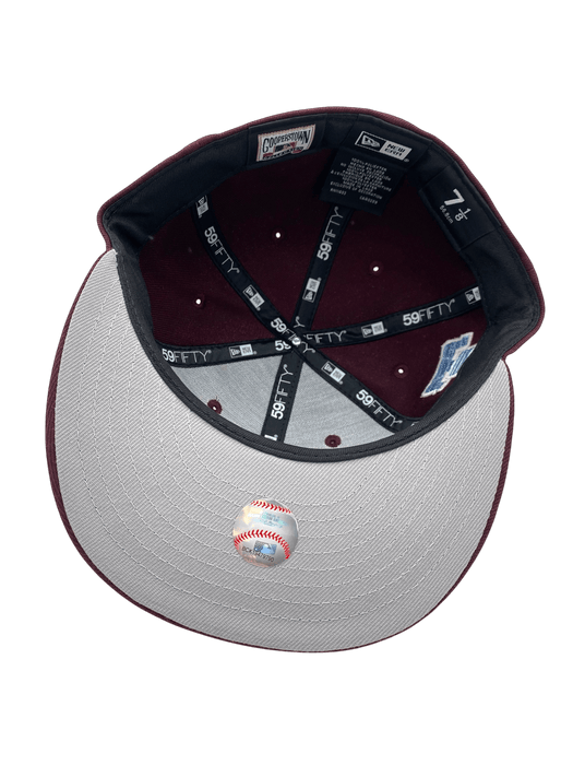 Adult Philadelphia Phillies New Era Maroon Remix Side Patch 59FIFTY Fitted Hat - Men's