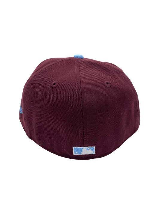 Adult Philadelphia Phillies New Era Maroon Remix Side Patch 59FIFTY Fitted Hat - Men's