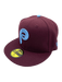 Adult Philadelphia Phillies New Era Maroon Remix Side Patch 59FIFTY Fitted Hat - Men's