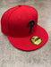 New Era Fitted Hat Adult Philadelphia Phillies New Era Red and Black Collection 59FIFTY Fitted Hat - Men's