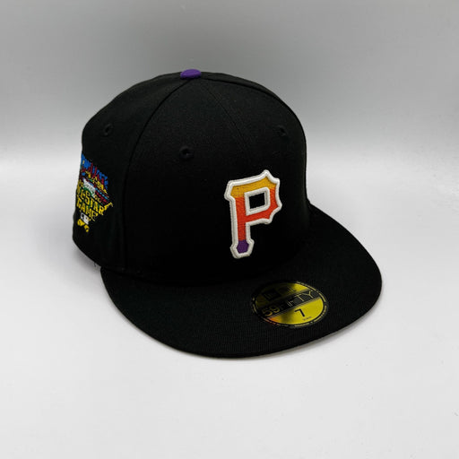 New Era Fitted Hat Adult Pittsburgh pirates New Era Powerline Custom 59FIFTY Fitted Hat - Men's