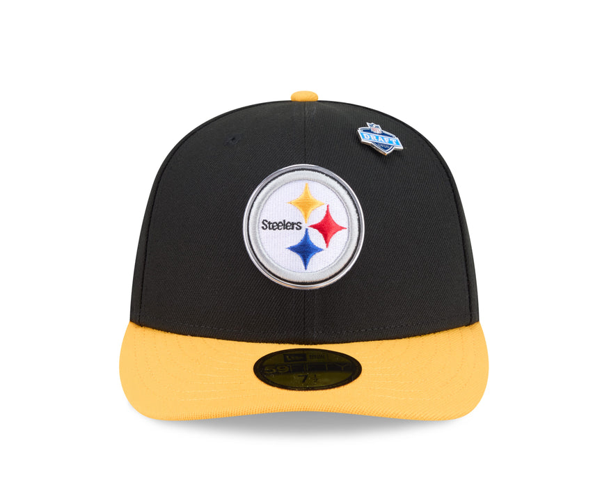 New Era Fitted Hat Adult Pittsburgh Steelers New Era Team Color 2026 NFL Draft 59FIFTY Fitted Hat - Men's