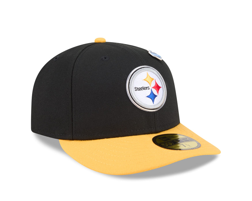New Era Fitted Hat Adult Pittsburgh Steelers New Era Team Color 2026 NFL Draft 59FIFTY Fitted Hat - Men's