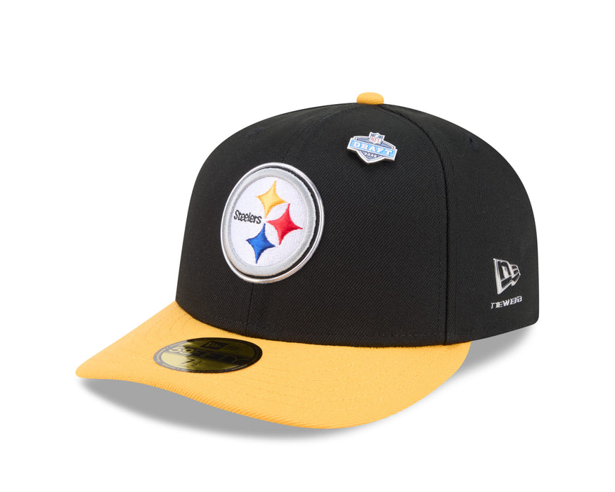 New Era Fitted Hat Adult Pittsburgh Steelers New Era Team Color 2026 NFL Draft 59FIFTY Fitted Hat - Men's