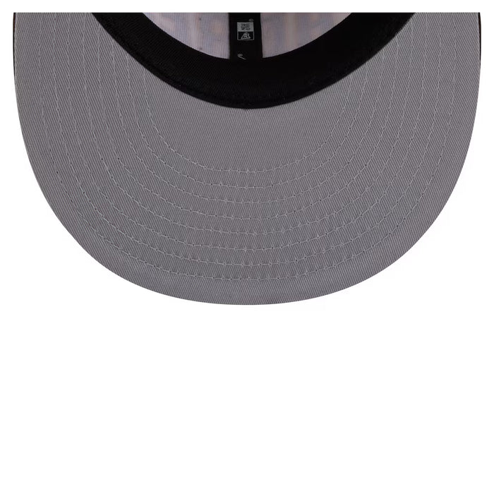 New Era Fitted Hat Adult San Diego Padres New Era Chrome 2 Tone Chain Stitch Logo 59FIFTY Fitted Hat - Men's