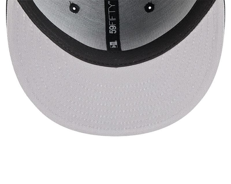 Adult San Francisco Giants New Era Black Overlap 59FIFTY Fitted Hat - Men's