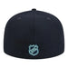 New Era Fitted Hat Adult Seattle Kraken New Era Navy 59FIFTY Fitted Hat - Men's