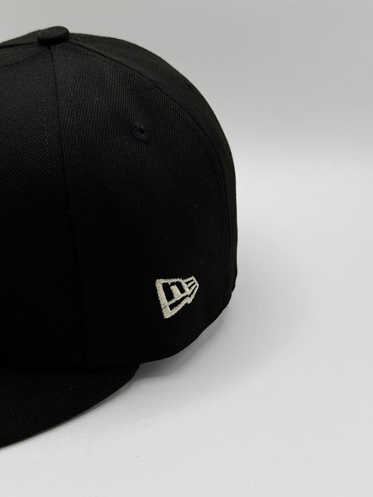 New Era Fitted Hat Adult Seattle Seahawks Black New Era Super Bowl 48 Custom 59FIFTY Fitted Hat - Men's